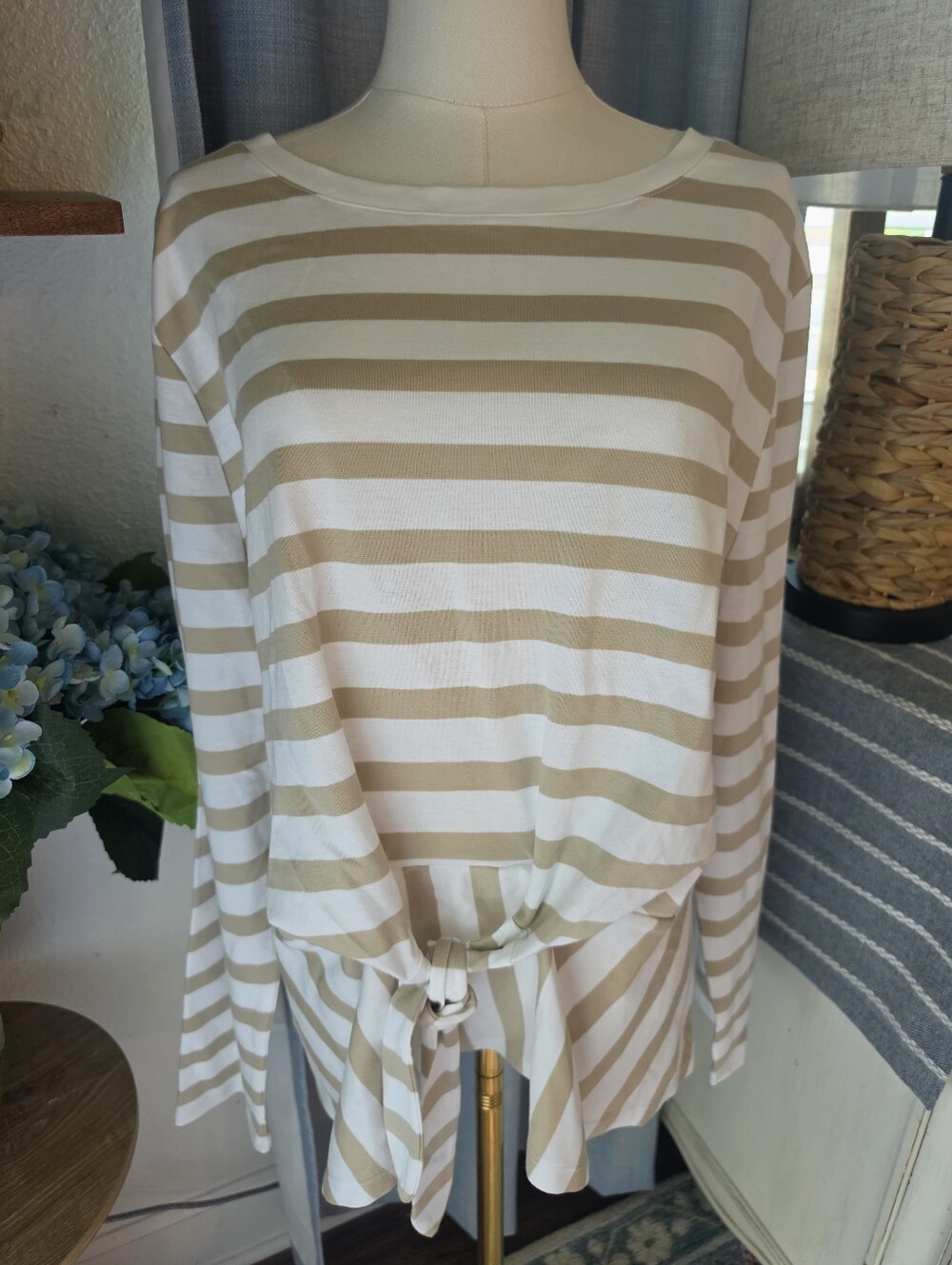 NWT Talbots Striped Top